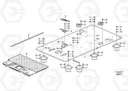 104993 Cabin floor EC200B PRIME S/N 30001-, Volvo Construction Equipment