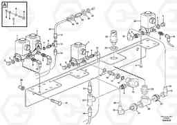 10504 Pneumatic system, diff lock, cab A40E, Volvo Construction Equipment