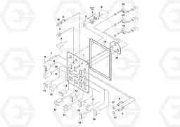 60360 Panel Assembly OMNI 318 SCREED PF6110, PF6160, PF6170, Volvo Construction Equipment