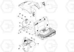 95434 Cab With Heater and Air Conditioning SD70D/SD70F/SD77DX/SD77F S/N 197387-, Volvo Construction Equipment