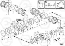 88886 Planet axles with fitting parts L180F HL HIGH-LIFT, Volvo Construction Equipment