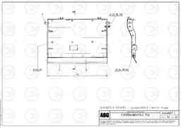 77534 Deflector for extension MB 122 ATT. SCREEDS 2,5 -10,0M ABG7820, ABG7820B, Volvo Construction Equipment