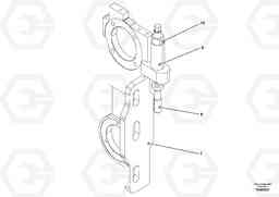 76405 Mechanical screed holder for extandable screed VDT-V 78 ETC ATT. SCREED 2,5 - 9,0 M ABG8820/ABG8820B, Volvo Construction Equipment