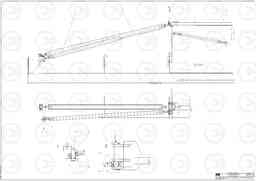 67080 Support tube assembly for extendable screed MB 120 ATT. SCREEDS 3,0 -16,0M ABG9820, Volvo Construction Equipment