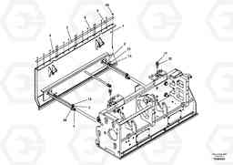 70541 Deflector plate for extandable screed VB 79 ETC ATT. SCREEDS 2,5 - 9,0M ABG7820, ABG7820B, Volvo Construction Equipment