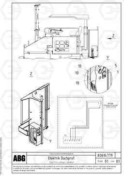 73003 Electric kit for crown control VB 30 ATT. SCREEDS 1,5 - 4,0M ABG2820, Volvo Construction Equipment