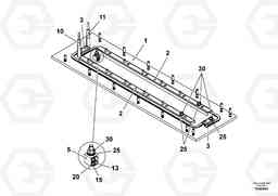 77249 Heated screed plate for basic screed VB 78 ETC ATT. SCREED 2,5 - 9,0 M ABG5770, ABG5870, ABG6870, Volvo Construction Equipment