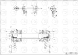 65154 Drive shaft for extension MB 120 VARIO ATT. SCREEDS 5,0 -12,5M ABG9820, Volvo Construction Equipment