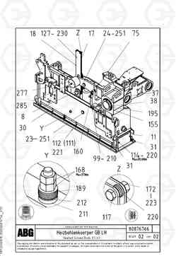 86843 Heated body for basic screed OMNI 1021 ATT. SCREEDS 3,0 - 9,0M PF6110 PF6160/PF6170, Volvo Construction Equipment