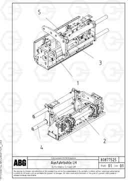 90236 Extendable screed OMNI 1021 ATT. SCREEDS 3,0 - 9,0M PF6110 PF6160/PF6170, Volvo Construction Equipment