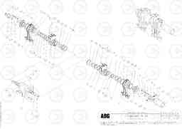 75783 Tamper drive shaft for extension VDT-V 88 ETC ATT. SCREEDS 3,0 - 9,0M ABG7820, ABG7820B, Volvo Construction Equipment