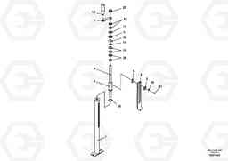 70065 Adjusting spindle, rear VDT-V 78 GTC ATT. SCREEDS 2,5 - 9,0M ABG6820,ABG7820,ABG7820B, Volvo Construction Equipment