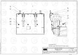 89740 Deflector for extension VDT 121 ATT. SCREEDS 2,5 -13,0M ABG8820/ABG8820B, Volvo Construction Equipment