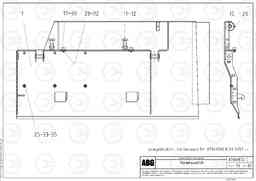 69662 Deflector plate for basic screed VDT 120 VARIO ATT. SCREEDS 5,0 -12,5M ABG9820, Volvo Construction Equipment