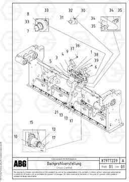 76195 Crown control for basic screed VB-V 50 ATT. SCREEDS 2,0 - 5,0M ABG3870, Volvo Construction Equipment