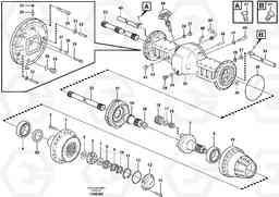 20813 Planetary axle, front L110E S/N 2202- SWE, 61001- USA, 70401-BRA, Volvo Construction Equipment