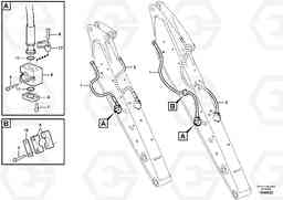 85388 Working hydraulic, hammer and shear for dipper arm EW160C, Volvo Construction Equipment