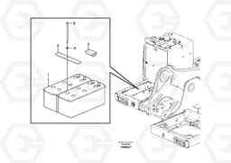 42029 Battery with assembling details EW180C, Volvo Construction Equipment