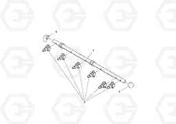 76133 Spray Bar Assembly MT2000 S/N 197282,198000-, Volvo Construction Equipment