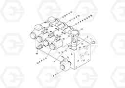 75370 Manifold MT2000 S/N 197282,198000-, Volvo Construction Equipment