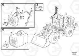 52893 Work lights, front. L150F, Volvo Construction Equipment