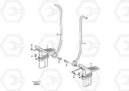 68119 Remote control valve pedal with fitting parts FB2800C, Volvo Construction Equipment