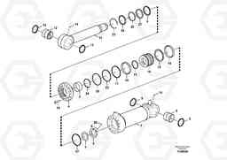 87389 Dozer blade cylinder EC160B PRIME S/N 12001-, Volvo Construction Equipment