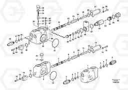 104369 Main control valve EC55C S/N 110001- / 120001-, Volvo Construction Equipment
