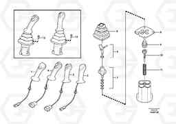 22563 Servo system, remote control valve EC60C, Volvo Construction Equipment
