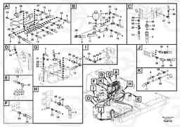 105909 Servo system, control valve to remote control valve EC460CHR HIGH REACH DEMOLITION, Volvo Construction Equipment