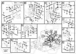 98527 Servo system, control valve to remote control valve EC460CHR HIGH REACH DEMOLITION, Volvo Construction Equipment