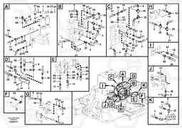 98527 Servo system, control valve to remote control valve EC460CHR HIGH REACH DEMOLITION, Volvo Construction Equipment