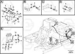 85587 Servo system, control valve to solenoid valve EC460CHR HIGH REACH DEMOLITION, Volvo Construction Equipment