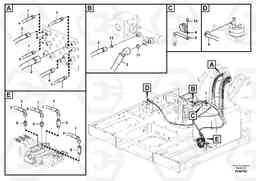 96495 Working hydraulic, adjustable boom for upper EC460CHR HIGH REACH DEMOLITION, Volvo Construction Equipment