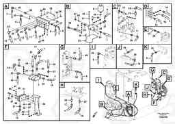 99499 Servo system, control valve to solenoid valve ECR235C, Volvo Construction Equipment
