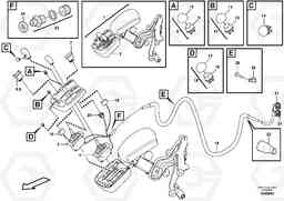83652 Cable harness, two-lever el.hydraulic servo L180F, Volvo Construction Equipment
