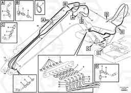 82081 Grease Piping EW160C, Volvo Construction Equipment