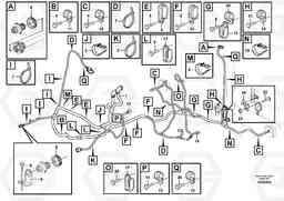 18062 Rear cable harness with assembly parts L60F, Volvo Construction Equipment