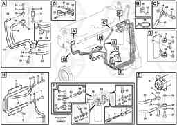 86019 Fuel pipes, fuel pump FB2800C, Volvo Construction Equipment