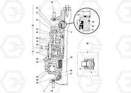 70870 Wheel Drive Motor PT125R S/N 197470-, Volvo Construction Equipment