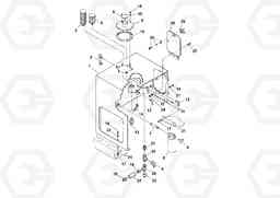 63964 Hydraulic Tank Installation PT125R S/N 197470-, Volvo Construction Equipment