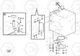 12682 Fuel tank with fitting parts EC160B PRIME S/N 12001-, Volvo Construction Equipment