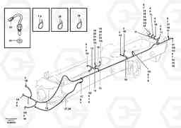 38777 Cable harnesses, rear A25E, Volvo Construction Equipment