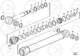 4272 Boom cylinder EW160B, Volvo Construction Equipment