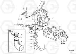 72470 Turbocharger with fitting parts FBR2800C, Volvo Construction Equipment