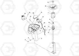 70182 Pedestal Assembly SD45D/SD45F S/N 197409 -, Volvo Construction Equipment