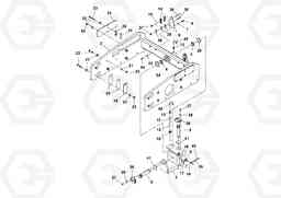 33554 Front Frame Installation SD45D/SD45F S/N 197409 -, Volvo Construction Equipment