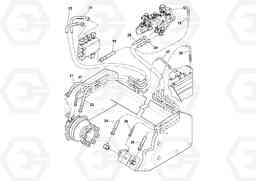 54925 Hoses Installation SD45D/SD45F S/N 197409 -, Volvo Construction Equipment