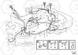 106779 Cable harness, rear L50F, Volvo Construction Equipment