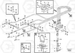 55742 Distribution block, B3. L150F, Volvo Construction Equipment
